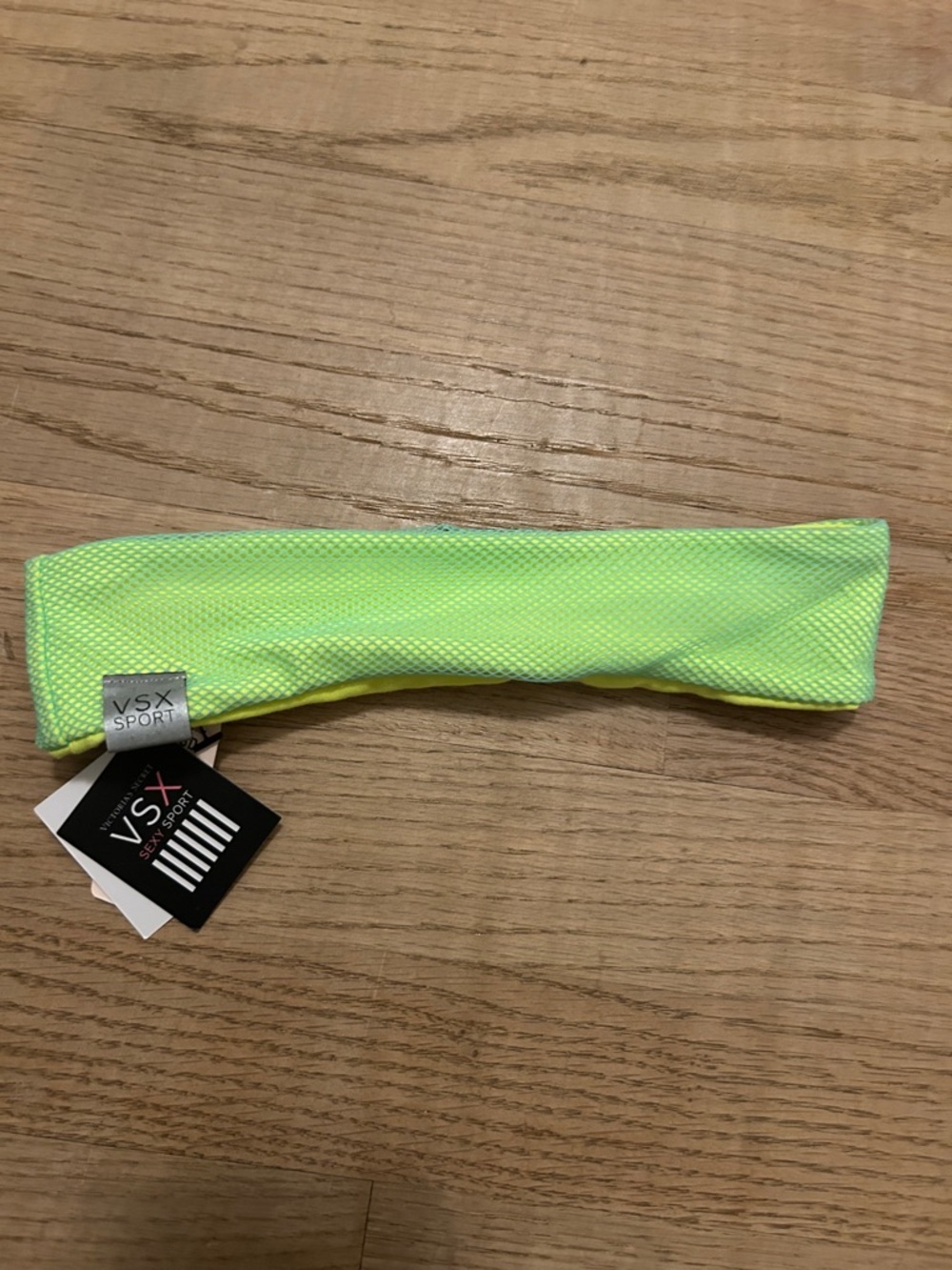 Victoria's Secret Neon Yellow Mesh Sport Headband
